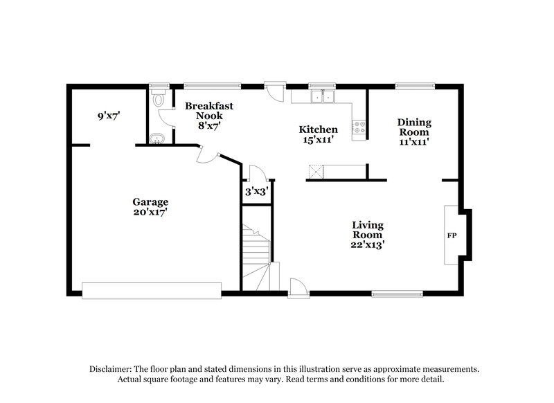 2,030/Mo, 2378 Haynes Trace Dr Grayson, GA 30017 Floor Plan View