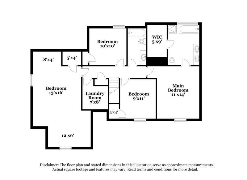 2,030/Mo, 2378 Haynes Trace Dr Grayson, GA 30017 Floor Plan View 2