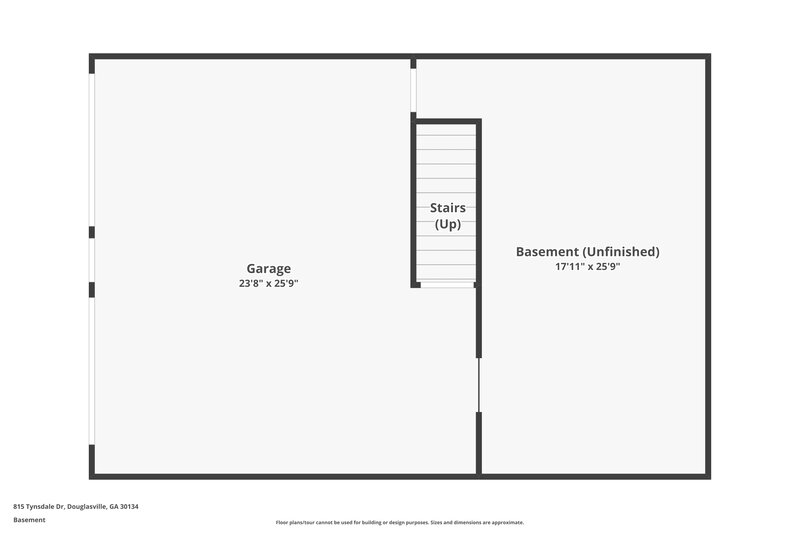2,150/Mo, 815 Tynsdale Dr Douglasville, GA 30134 Floor Plan View