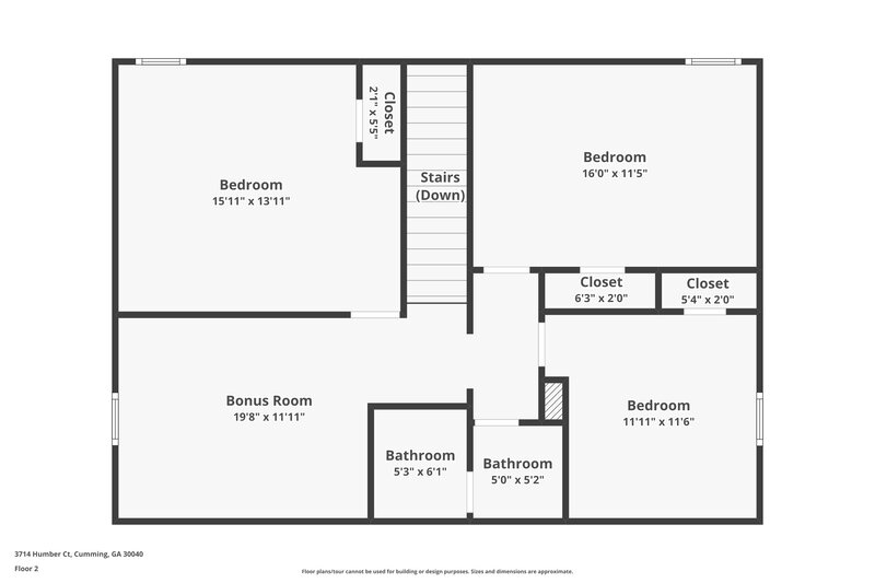 2,020/Mo, 3714 Humber Ct Cumming, GA 30040 Floor Plan View 2