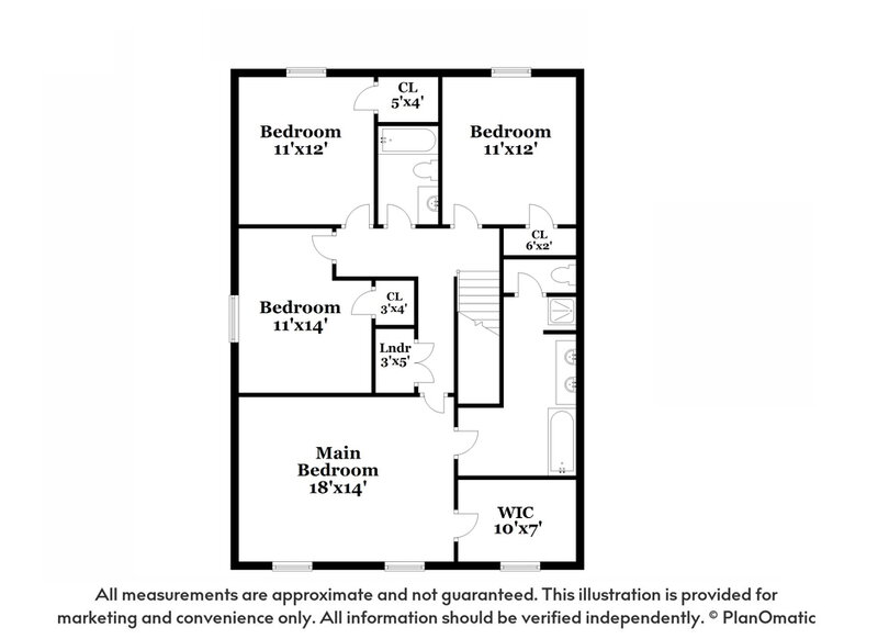 1,905/Mo, 518 Broughton Dr Canton, GA 30114 Floor Plan View 2