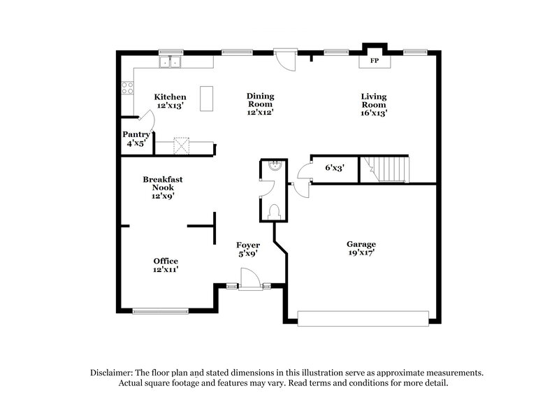 2,540/Mo, 1368 Autumn Wood Trl Buford, GA 30518 Floorplan View 2