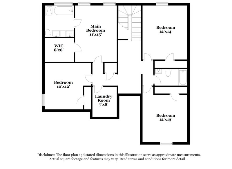 1,830/Mo, 85 Loblolly Ln Dallas, GA 30132 Floor Plan View 2