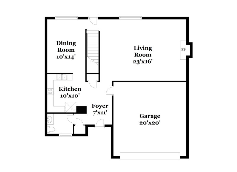 2,105/Mo, 173 Camellia Way Dallas, GA 30132 Floor Plan View