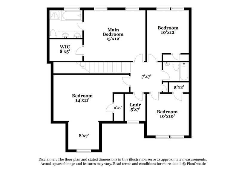 1,775/Mo, 161 Crescent Woode Way Dallas, GA 30132 Floor Plan View 2