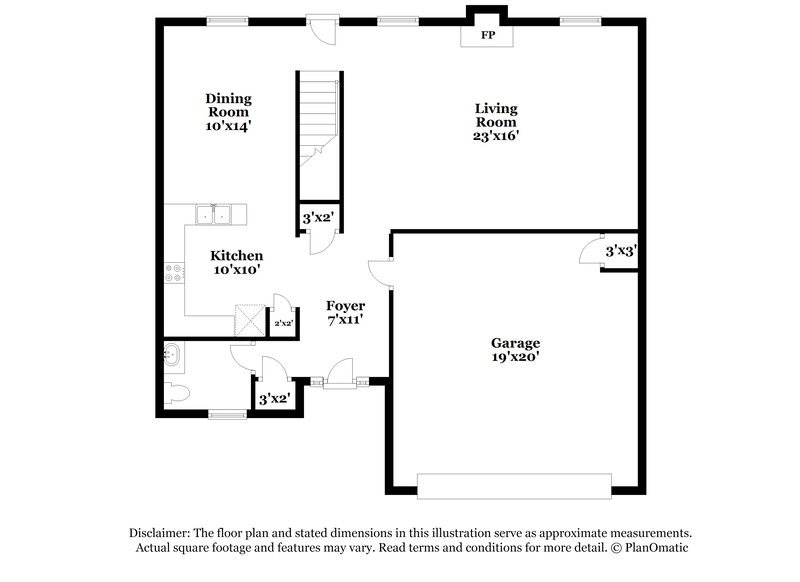 1,820/Mo, 141 Crescent Woode Way Dallas, GA 30157 Floor Plan View