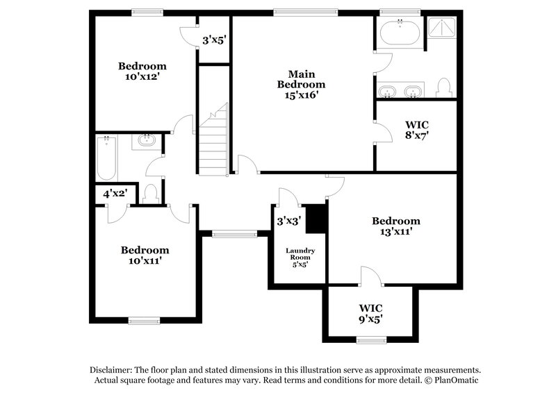 1,820/Mo, 141 Crescent Woode Way Dallas, GA 30157 Floor Plan View 2