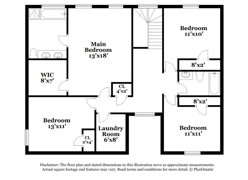 1,795/Mo, 66 Crescent Ln Dallas, GA 30157 Floor Plan View 2
