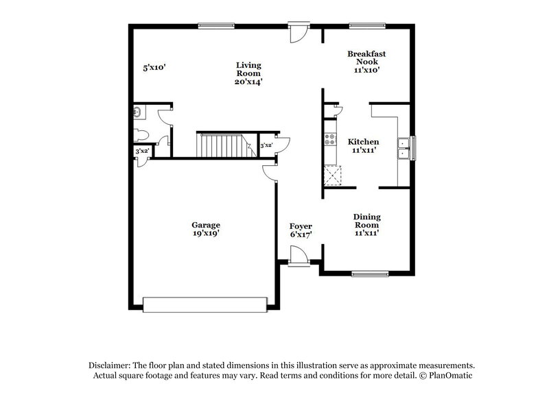 1,895/Mo, 73 Crescent Ln Dallas, GA 30157 Floor Plan View