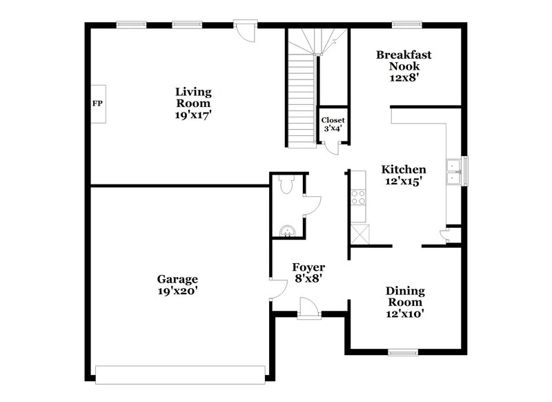 2,025/Mo, 334 Camellia Way Dallas, GA 30132 Floor Plan View