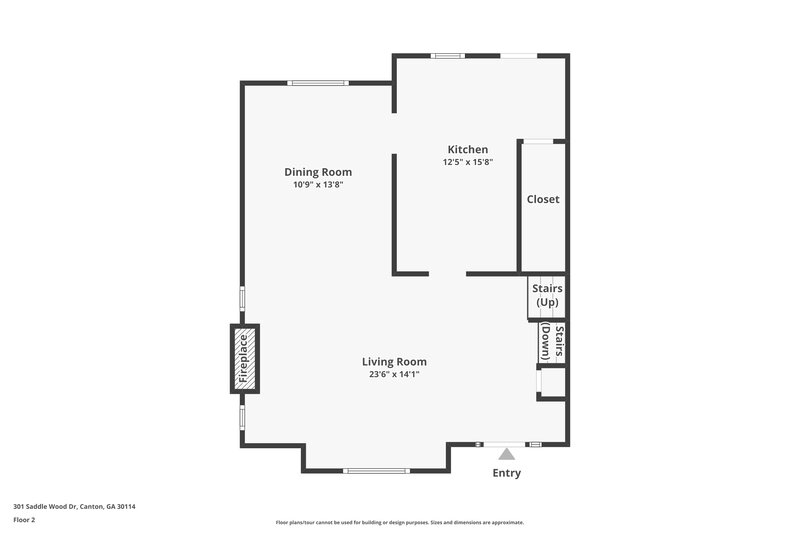 2,430/Mo, 301 Saddle Wood Dr Canton, GA 30114 Floor Plan View