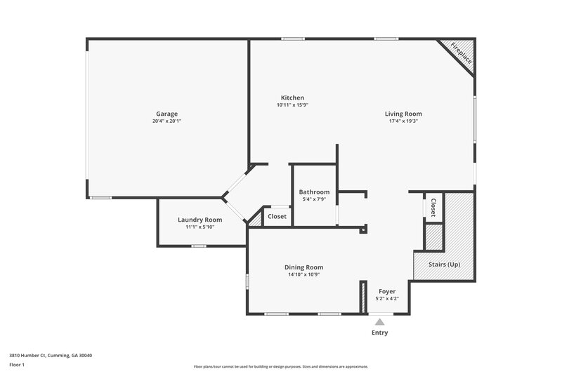 2,240/Mo, 3810 Humber Ct Cumming, GA 30040 Floorplan View
