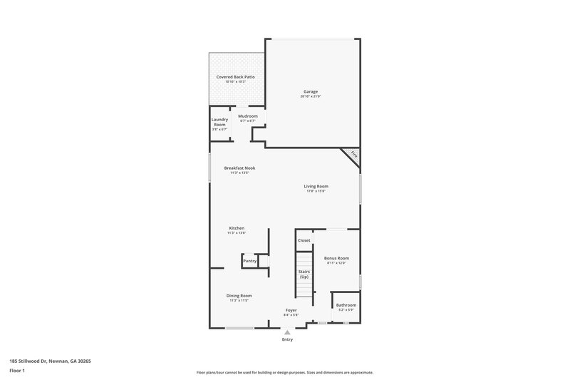 2,195/Mo, 185 Stillwood Dr Newnan, GA 30265 Floor Plan View