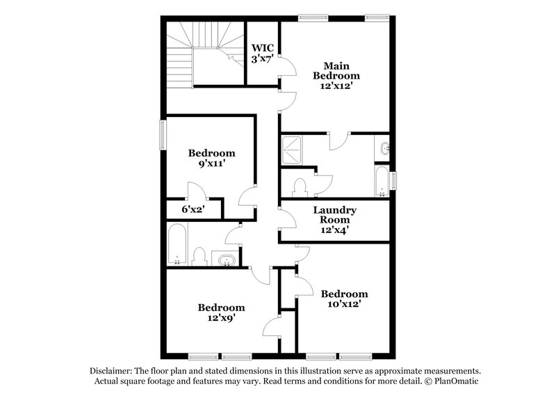 2,015/Mo, 504 Hillcrest Cir Hiram, GA 30141 Floor Plan View