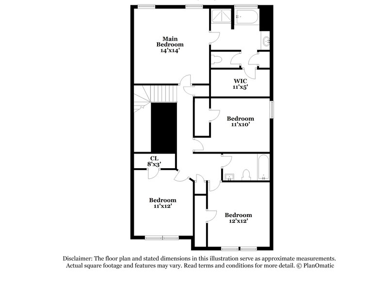 1,735/Mo, 496 Hillcrest Cir Hiram, GA 30141 Floorplan View