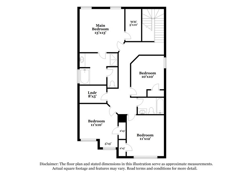 1,880/Mo, 480 Hill Crest Cir Hiram, GA 30141 Floor Plan View 2