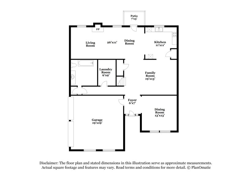 2,155/Mo, 504 Baywood Way Hiram, GA 30141 Floorplan View