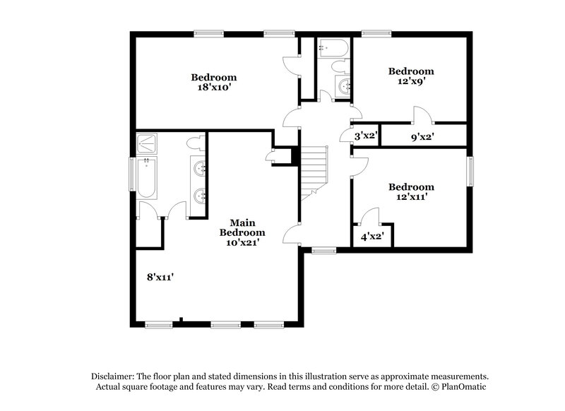 2,155/Mo, 504 Baywood Way Hiram, GA 30141 Floorplan View 2