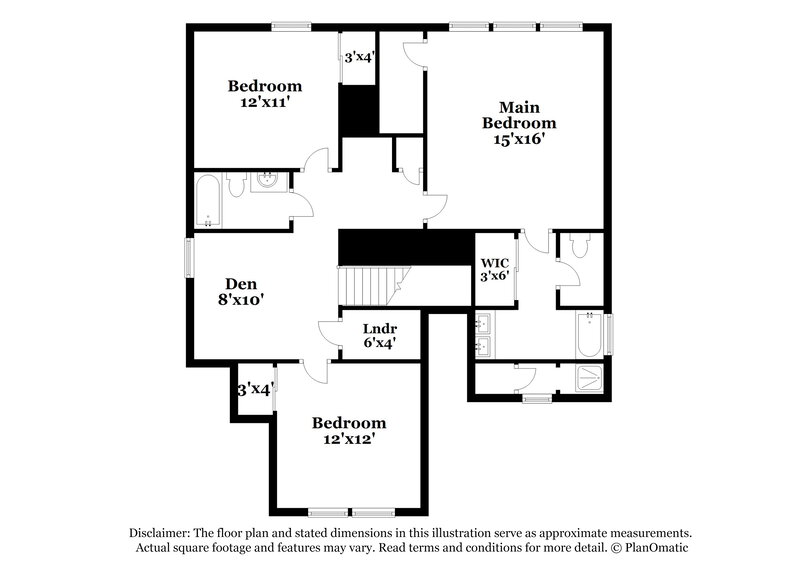 2,375/Mo, 156 Village Trce Woodstock, GA 30188 Floor Plan View 2
