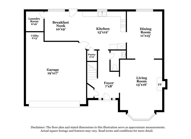 2,510/Mo, 208 Chesapeake Ln Woodstock, GA 30189 Floor Plan View