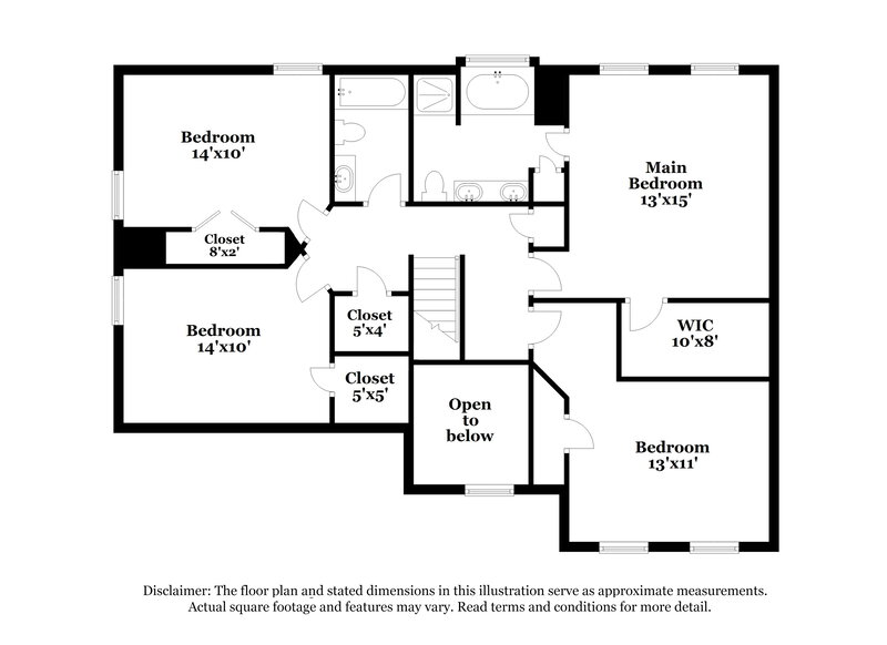 2,510/Mo, 208 Chesapeake Ln Woodstock, GA 30189 Floor Plan View 2