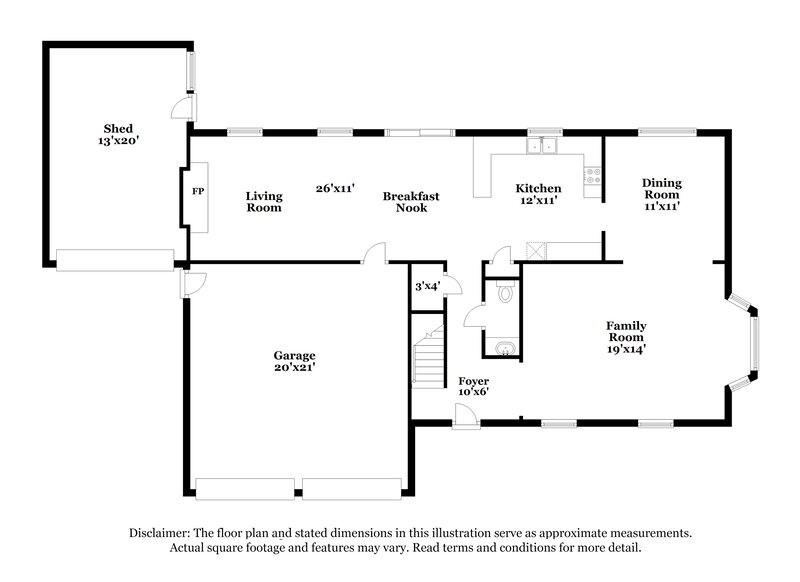 2,280/Mo, 2915 Emerson Lake Dr Snellville, GA 30078 Floorplan View