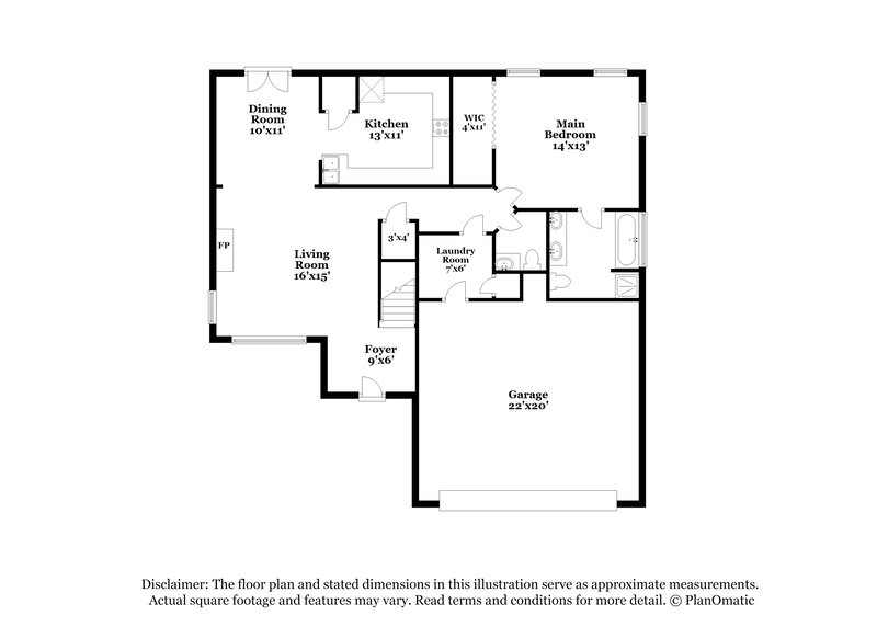 1,990/Mo, 26 Kentucky Ave Sharpsburg, GA 30277 Floor Plan View