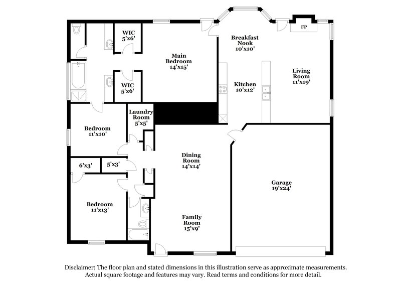 2,260/Mo, 400 S Preston Trl Alpharetta, GA 30022 Floor Plan View