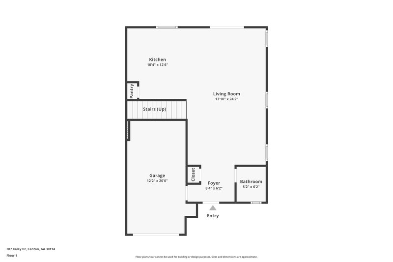 2,530/Mo, 307 Kaley Dr Canton, GA 30114 Floor Plan View
