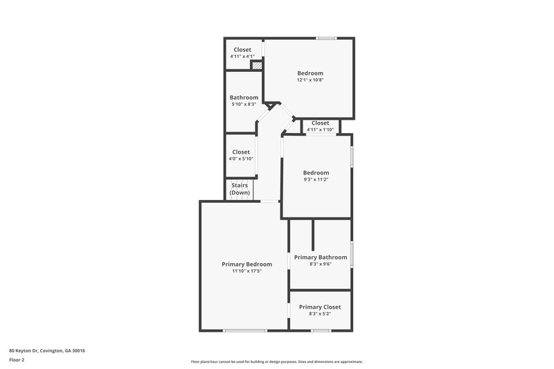 2,000/Mo, 80 Keyton Dr Covington, GA 30016 Floor Plan View 2