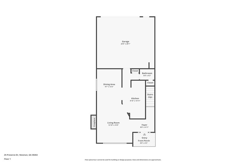 1,715/Mo, 25 Preserve Dr Newnan, GA 30263 Floor Plan View 2