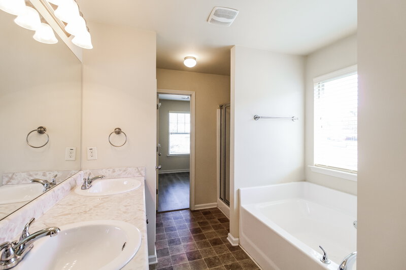 2,060/Mo, 1377 Avington Glen Way Lawrenceville, GA 30045 Main Bathroom View 2