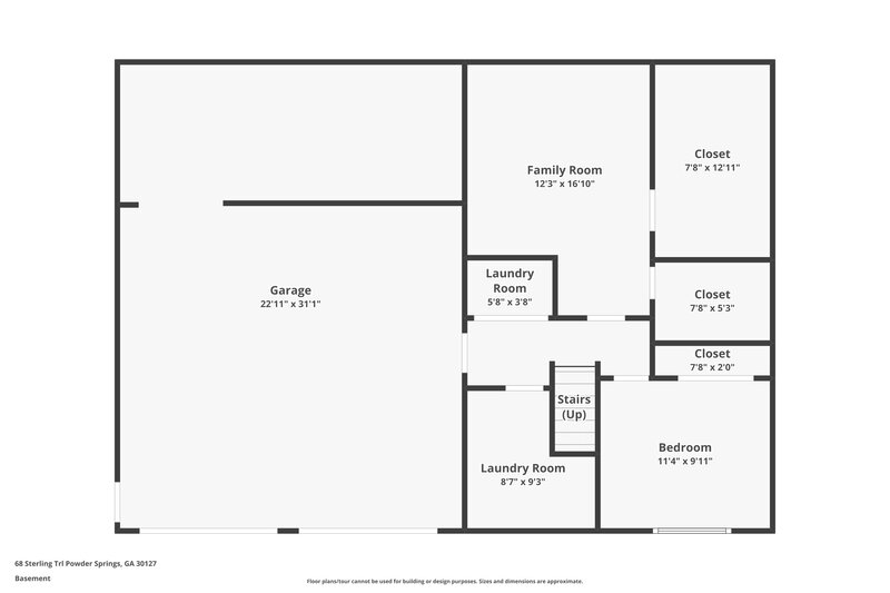 1,895/Mo, 68 Sterling Trl Powder Springs, GA 30127 Floor Plan View 2