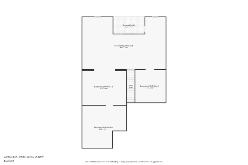 2,150/Mo, 3382 Arabian Farm Ln Dacula, GA 30019 Floorplan View 2