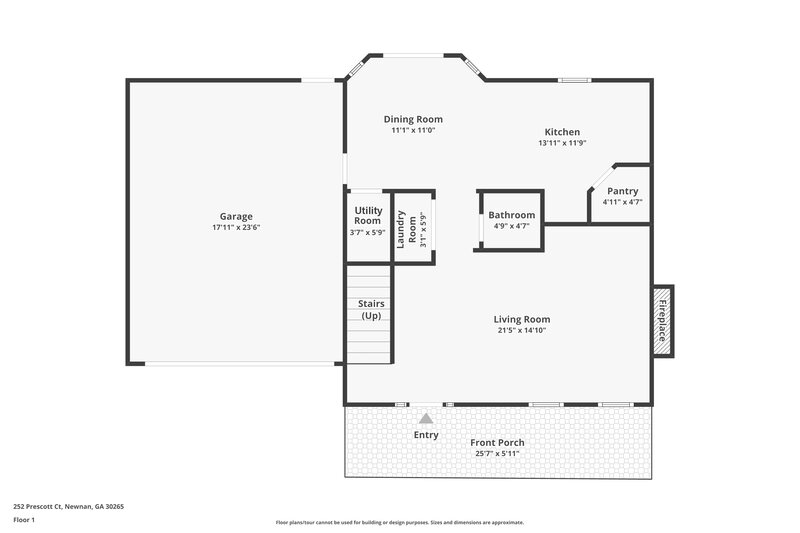 0/Mo, 252 Prescott Ct Newnan, GA 30265 Floor Plan View