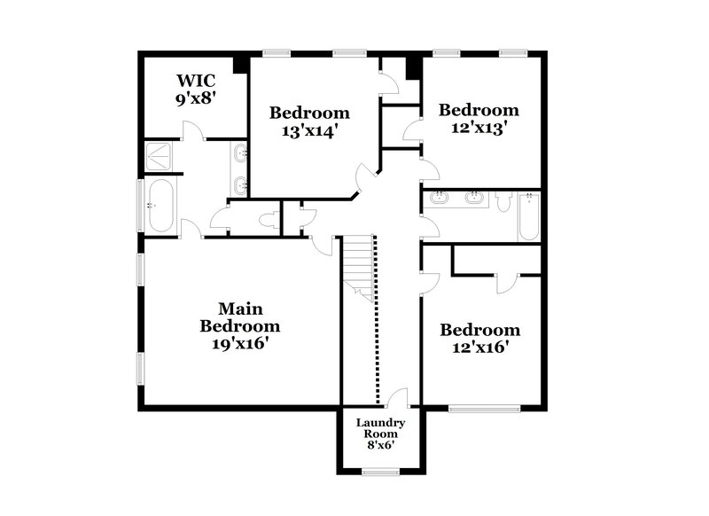 2,220/Mo, 1112 Bowlin Dr Locust Grove, GA 30248 Floor Plan View 2