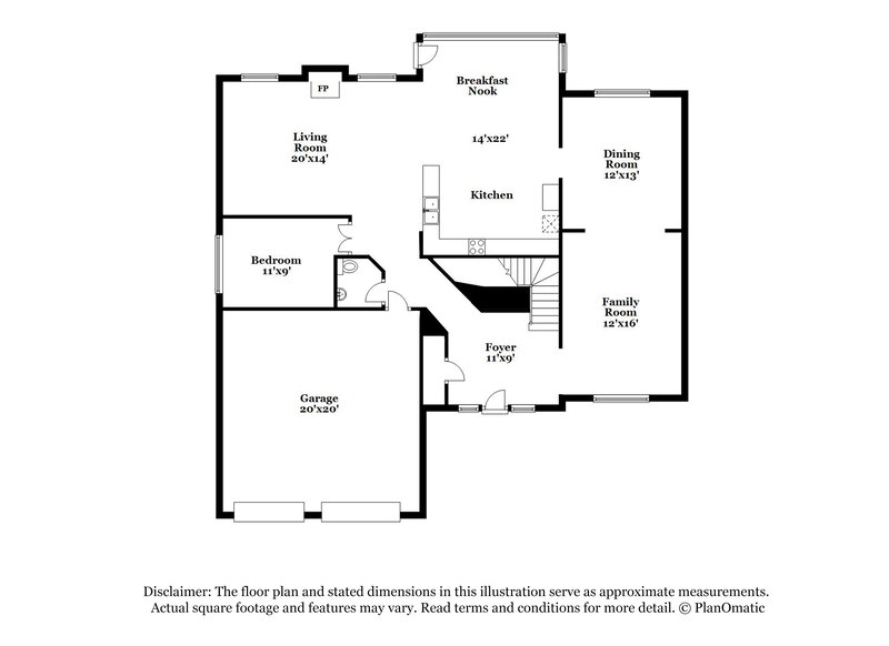 2,585/Mo, 1163 Folkstone Dr McDonough, GA 30253 Floor Plan View