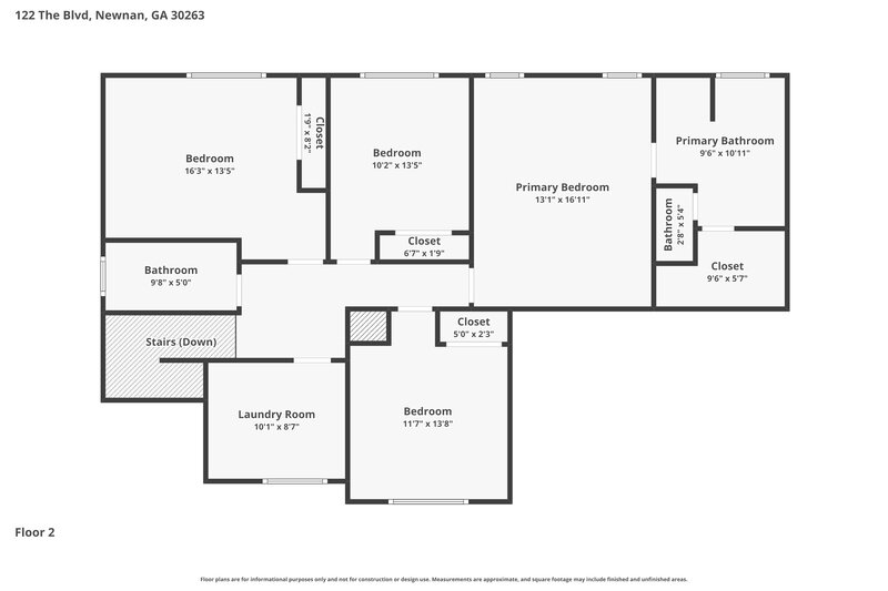 2,295/Mo, 122 The Boulevard Newnan, GA 30263 Floor Plan View 2