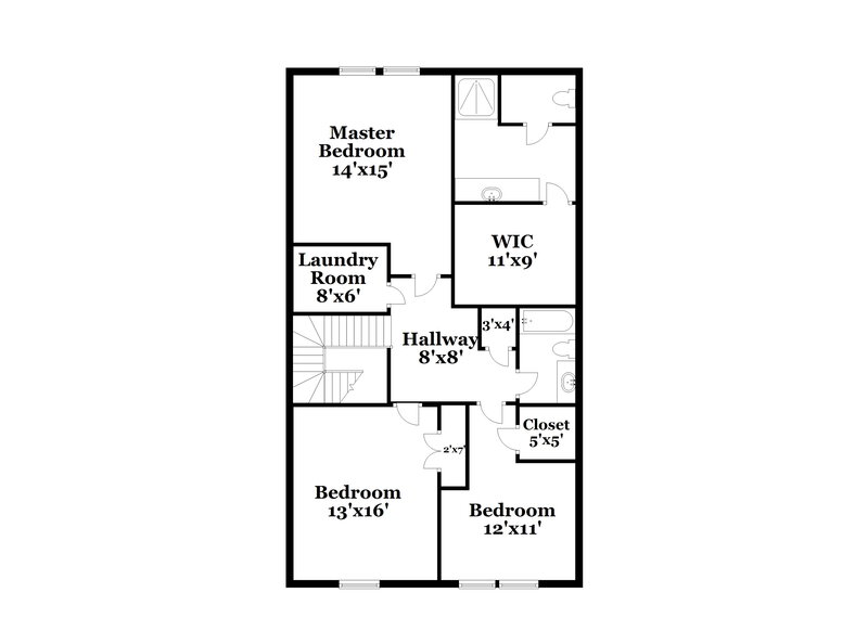 2,100/Mo, 250 Stillwood Dr Newnan, GA 30265 Floor Plan View 2