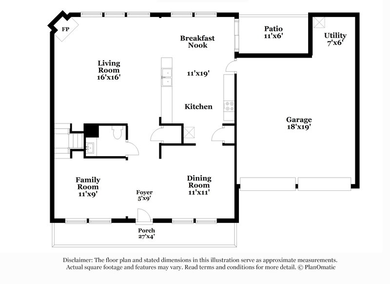 2,295/Mo, 701 Sweet Spice Way Canton, GA 30114 Floorplan View