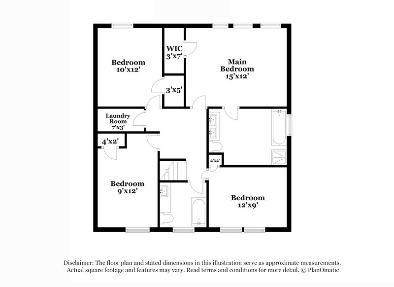 2,295/Mo, 701 Sweet Spice Way Canton, GA 30114 Floorplan View 2