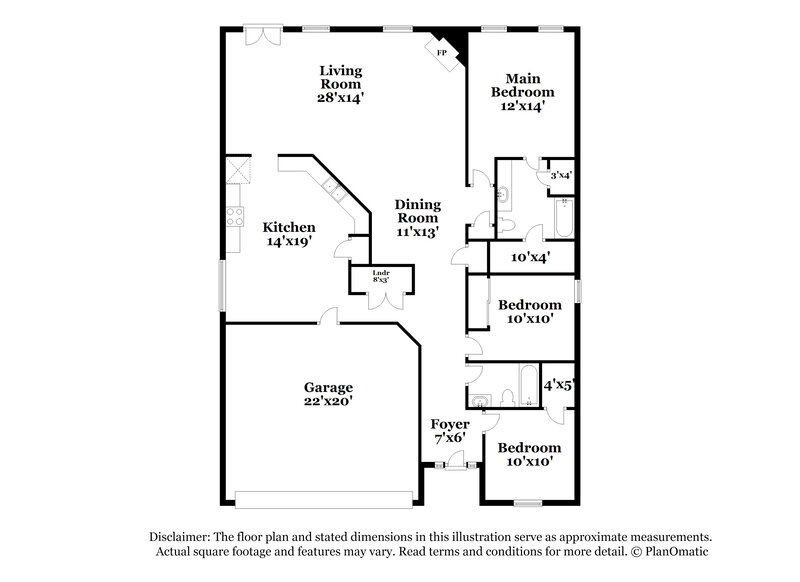 1,880/Mo, 1990 Towne Park Dr McDonough, GA 30252 Floorplan View
