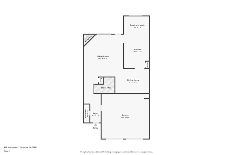 2,325/Mo, 182 Seabreeze Ct Newnan, GA 30265 Floor Plan View