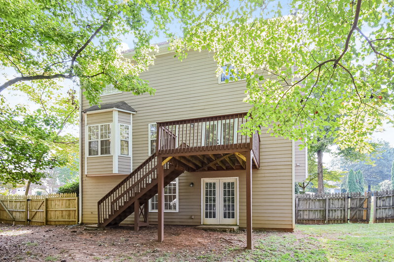 2,080/Mo, 2628 English Oaks Ln NW Kennesaw, GA 30144 Rear View