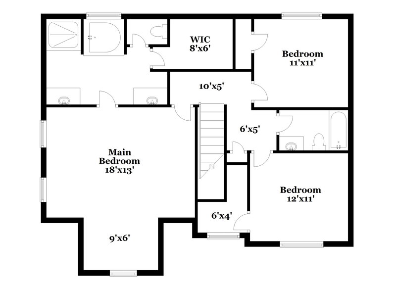 2,210/Mo, 564 Kirtley Ct Lawrenceville, GA 30045 Floorplan View 2