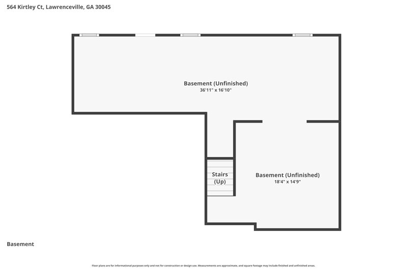 2,215/Mo, 564 Kirtley Ct Lawrenceville, GA 30045 Floor Plan View 3