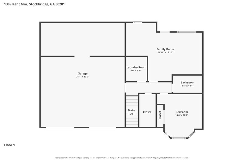 2,430/Mo, 1309 Kent Mnr Stockbridge, GA 30281 Floor Plan View 2