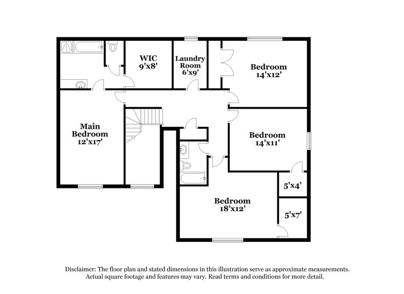 2,085/Mo, 429 Grier Dr Locust Grove, GA 30248 Floor Plan View 2