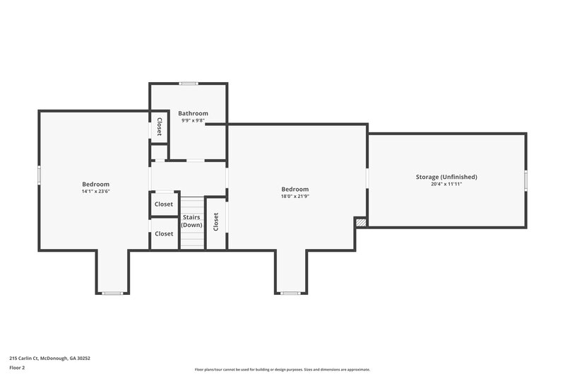 2,670/Mo, 215 Carlin Ct McDonough, GA 30252 Floor Plan View 2