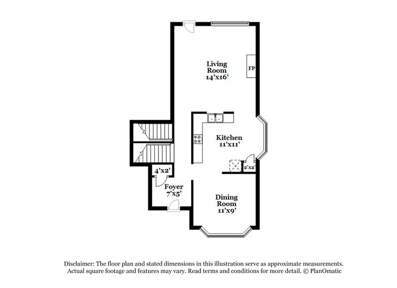 1,810/Mo, 73 Cagle Way Hiram, GA 30141 Floorplan View